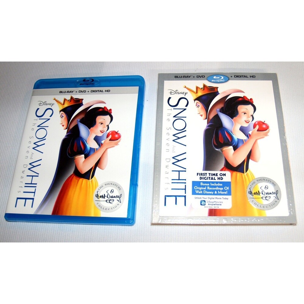 Snow White and the Seven Dwarfs Blu-Ray Plus DVD Disney Signature Collection